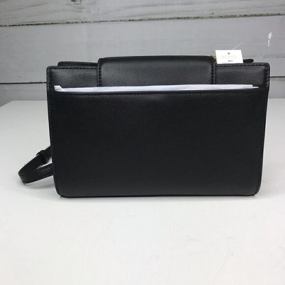 MICHAEL KORS MOTT . CLUTCH XBODY BLACK NWT - Picture 5 of 8